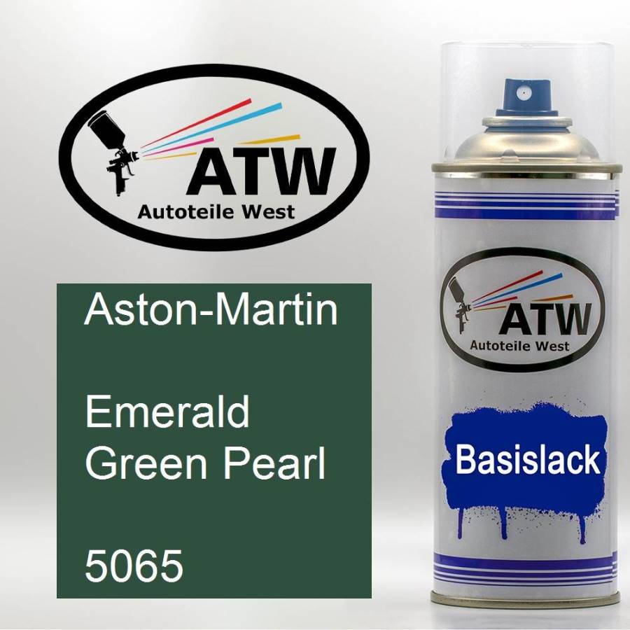 Aston-Martin, Emerald Green Pearl, 5065: 400ml Sprühdose, von ATW Autoteile West.